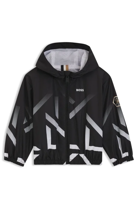 Kids’ windbreaker with degradé artwork Kids’ windbreaker with degradé artwork