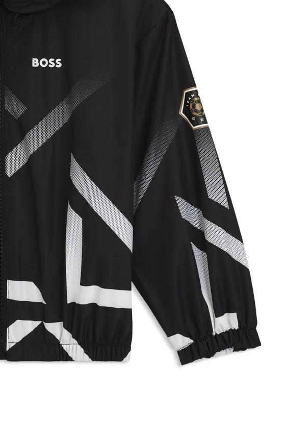 Kids’ windbreaker with degradé artwork Kids’ windbreaker with degradé artwork
