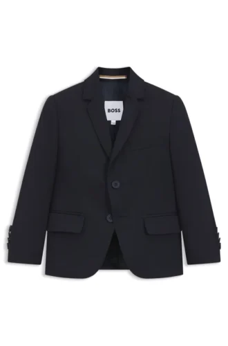 Kids’ wool-blend suit jacket