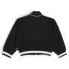 Kids’ zip-up cardigan with Double B monogram