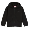 Kids’ zip-up hoodie in a cotton blend