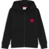 Kids’ zip-up hoodie in a cotton blend