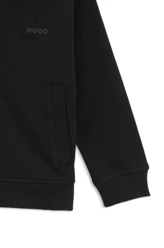 Kids’ zip-up hoodie in a cotton blend