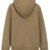 Kids’ zip-up hoodie with logo label