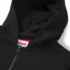 Kids’ zip-up hoodie with logo print