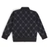 Kids’ zip-up jacket with stacked-logo print