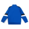 Kids’ zip-up jacket with stripes and logo details