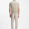 Knit polo in virgin wool