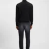 Knitted cardigan in virgin wool