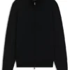 Knitted cardigan in virgin wool