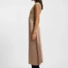 Knitted dress with satin skirt Knitted dress with satin skirt