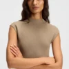 Knitted dress with satin skirt Knitted dress with satin skirt