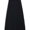Knitted skirt with logo charm