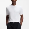 Knitted-structure sweater in cotton