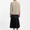 Knitted sweater in 100% cashmere