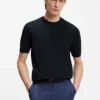 Knitted sweater in virgin wool