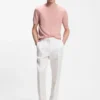 Knitted sweater in virgin wool