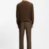 Knitted sweater in wool, silk, and cashmere