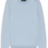 Knitted sweater in wool, silk, and cashmere