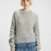 Knitted sweater with Happy HUGO badge