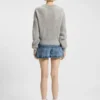 Knitted sweater with Happy HUGO badge