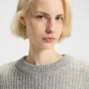 Knitted sweater with Happy HUGO badge