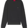 Knitted sweater with stacked logo