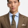 Knitted tie in silk