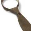 Knitted tie in silk