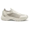 Knitted-upper trainers with embossed logo