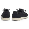 Lace-detail boat shoes in suede