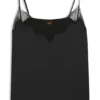 Lace-detail camisole in satin