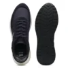 Lace-up sneakers in lightweight fabric with suede trims