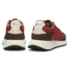 Lace-up sneakers in lightweight fabric with suede trims