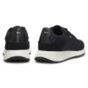 Lace-up sneakers in lightweight fabric with suede trims