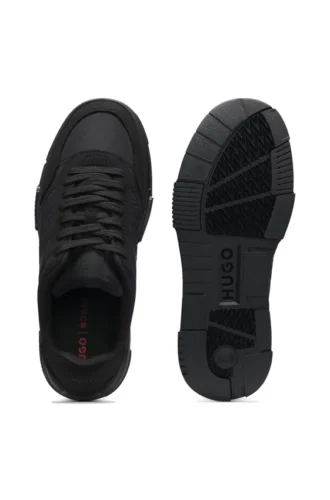 Lace-up trainers with monogram detailing