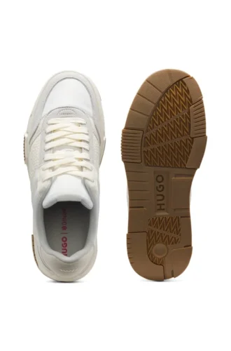 Lace-up trainers with monogram detailing