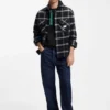 Large-logo sweatshirt in cotton jersey