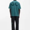 Large-logo T-shirt in cotton jersey