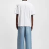 Layered-effect T-shirt in cotton jersey