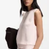 Layered top with open back