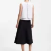 Layered top with open back