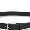 Leather belt with embossed structure Leather belt with embossed structure