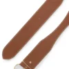 Leather belt with gold-tone buckle Leather belt with gold-tone buckle