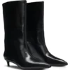 Leather boots with 3.5cm heel