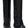 Leather boots with 3.5cm heel
