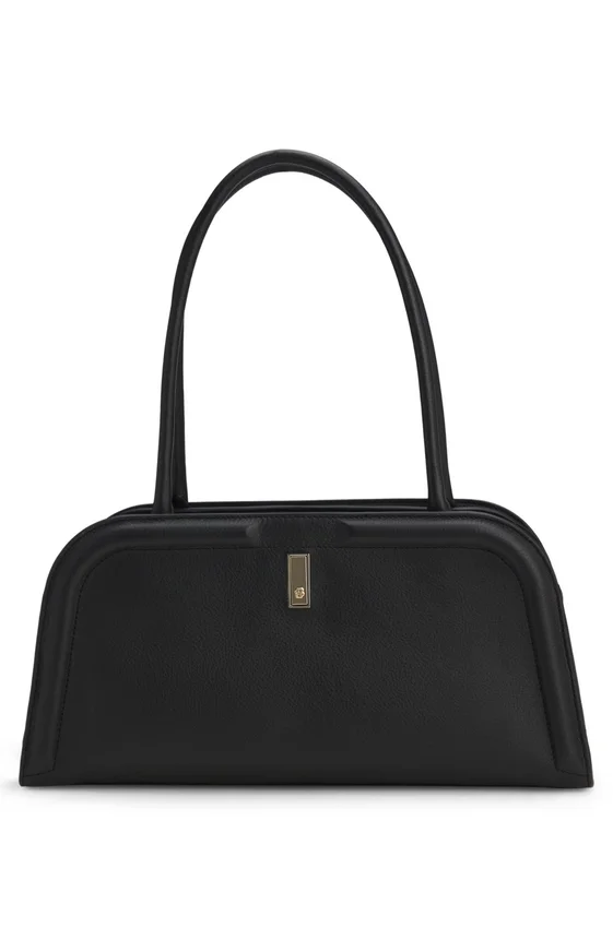 Leather bowling bag with Double B monogram Leather bowling bag with Double B monogram