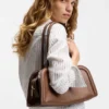 Leather bowling bag with Double B monogram Leather bowling bag with Double B monogram
