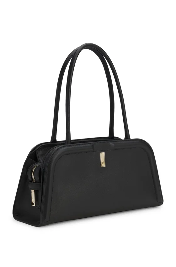 Leather bowling bag with Double B monogram Leather bowling bag with Double B monogram