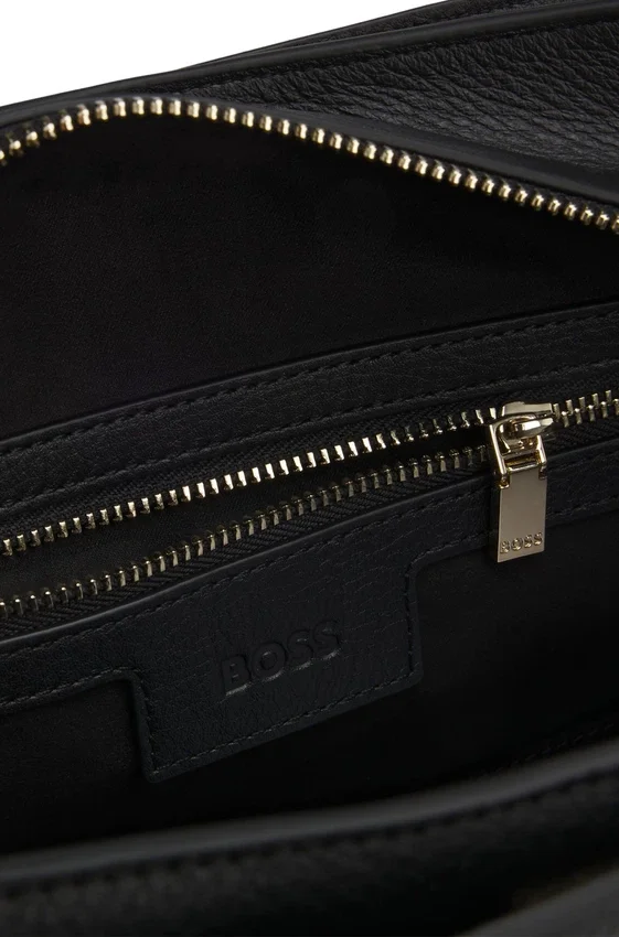 Leather bowling bag with Double B monogram Leather bowling bag with Double B monogram